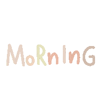 Good Morning Sticker
