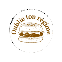 Hamburger Sticker by Oncle Scott's