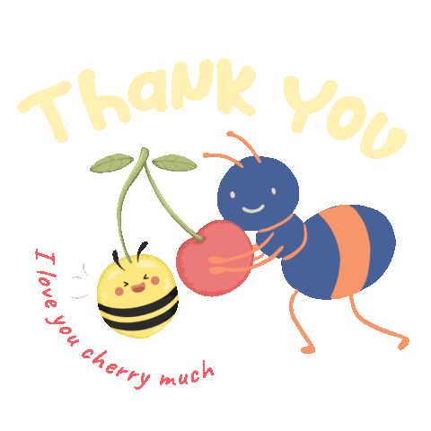 Thanks Sticker by The Overtee