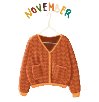 Sweater Weather November Sticker
