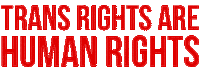 Human Rights Trans Sticker by Troupe429