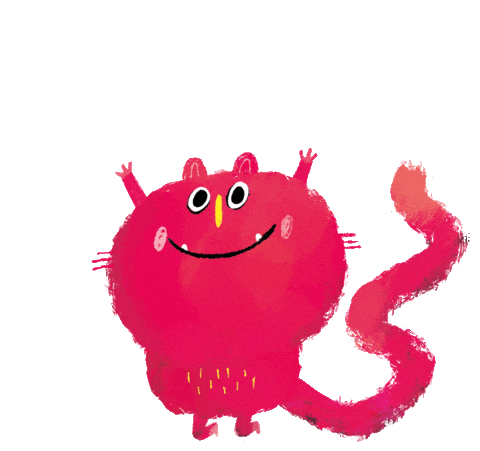 Happy Illustration Sticker