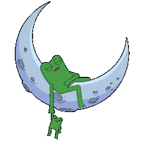 Sleepy Good Night Sticker by fwogs