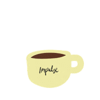 ImpulseArgentina morning tired cafe sleepy Sticker