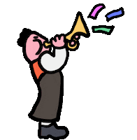 Happy Party Sticker by Ruppert Tellac