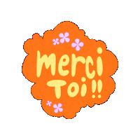 Thanks Merci Sticker by icicestsympa
