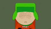 sad kyle broflovski GIF by South Park 