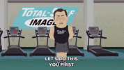 sales treadmill GIF by South Park 