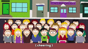 happy cheering GIF by South Park 