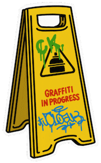 Graffiti Sticker by cloakwork