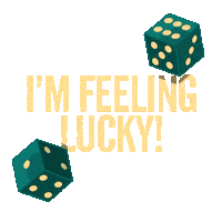 Im Feeling Lucky Sticker by ABC Network
