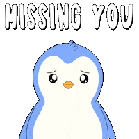 Sad Miss You Sticker by Pudgy Penguins