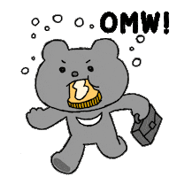Sticker Bear Sticker by Minto Inc.