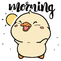 Excited Good Morning Sticker by Sticker Book iOS GIFs