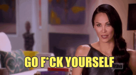 fuck you real housewives of new york city GIF