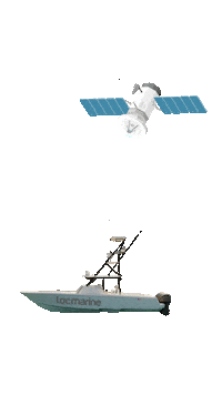 Satellite Sticker by Loc marine