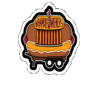 Hot Dog Sticker by PurplePachydermWines