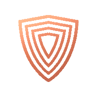 resilienceshield orange teamwork leadership shield Sticker