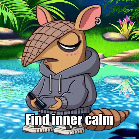 Peace Meditation GIF by Chillo Dillo