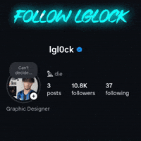 Follow Me Profile GIF