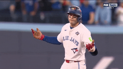 Blue Jays Shrug GIF by MLB