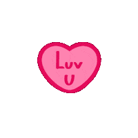 Pink Love Sticker