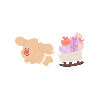 Christmas Reindeer Sticker
