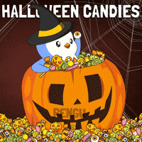 Trick Or Treat Halloween GIF by Pudgy Penguins