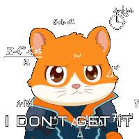 Thinking What Sticker by Hamieverse