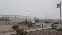 El Paso Authorities Warn of Hazardous Driving Conditions as Snow Band Hits Area