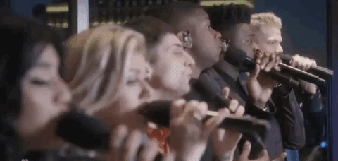 pentatonix a not so silent night GIF by NBC