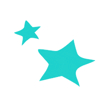 White Star Love Sticker by Literati