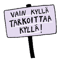 Consent Sticker by Amnesty International Finnish Section