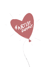 trillu artist support artistsupport trillu colorful balloon Sticker