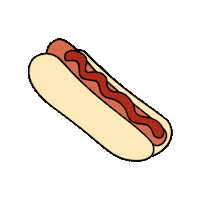 thesitterclub nyc new york new york city hot dog Sticker