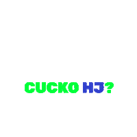 Cucko cucko cuckopoa cuckohj Sticker