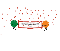 Memorial Union Homecoming Sticker by Wisconsin Union
