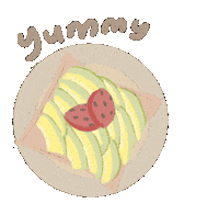 Food Eating Sticker