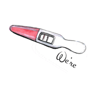 budenasvic happy family mom pregnant Sticker