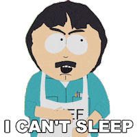 Anxiety I Cant Sleep Sticker by South Park