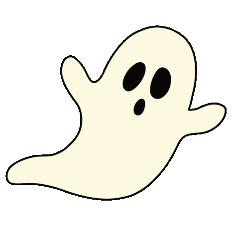 Halloween Ghost Sticker by Lauren Fox