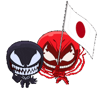 Go Team Japan Sticker by Venom Movie