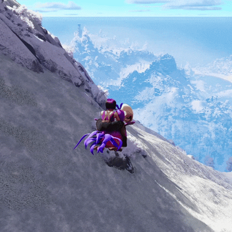 Snow Flying GIF by Gameforge
