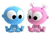 Happy Friends Sticker by BabyFirst