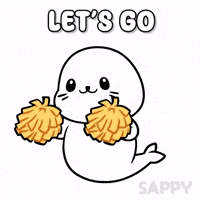 Lets Go GIF by Sappy Seals