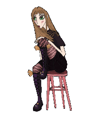 Sing Long Hair Sticker by MELOTIKA