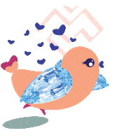 Flying In Love Sticker by Madly Gems