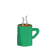 LulaDibuja coffee cafe mug taza Sticker