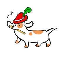 Dog Christmas Sticker by Stefanie Shank