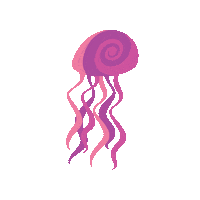 Jellyfish Sticker by Audubon Nature Institute